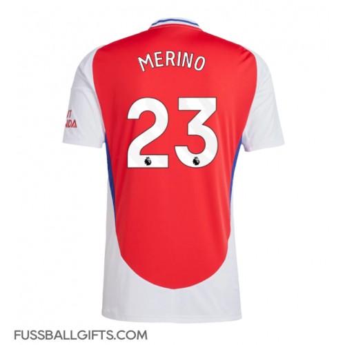 Arsenal Mikel Merino #23 Fußballbekleidung Heimtrikot 2024-25 Kurzarm